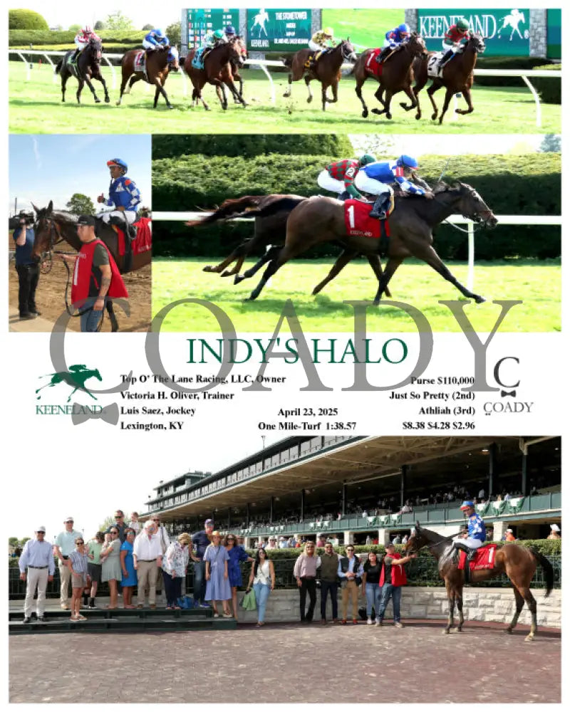 INDY’S HALO - 04-23-25 - R08 - KEE Keeneland