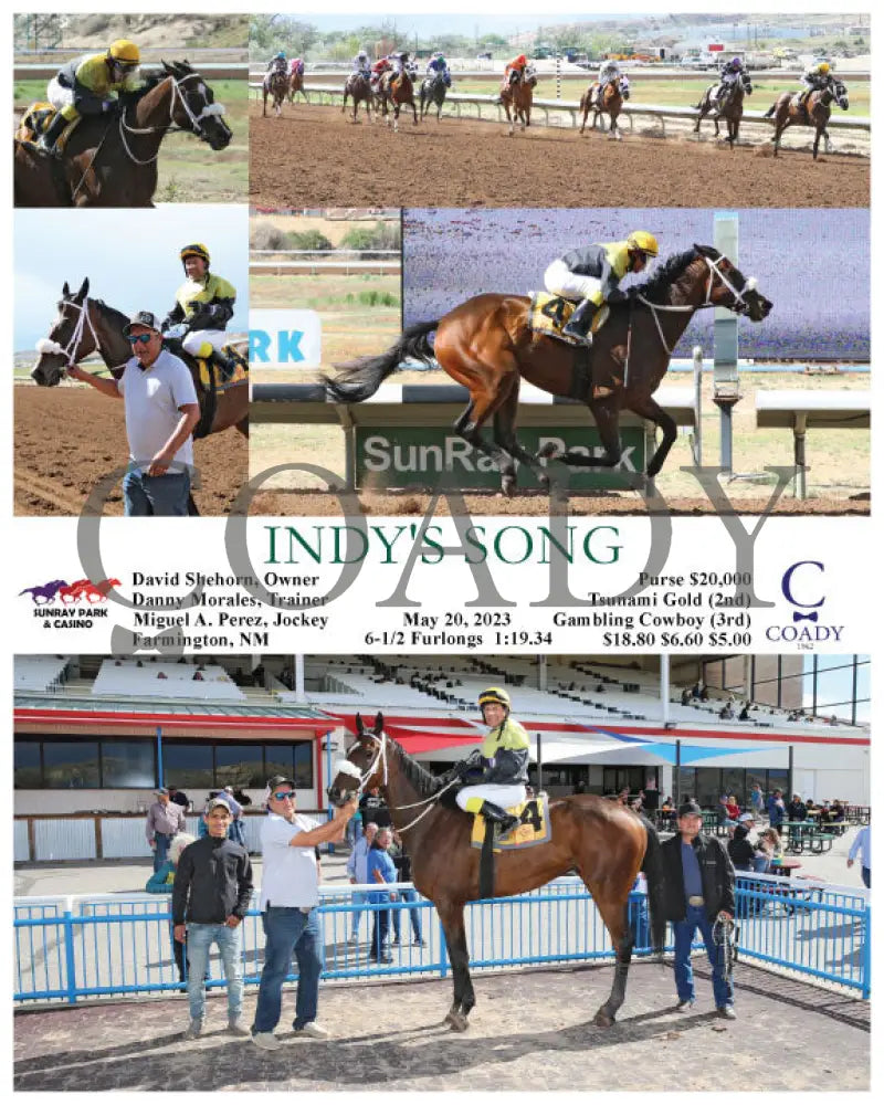 Indy’s Song - 05-20-23 R06 Srp Sunray Park