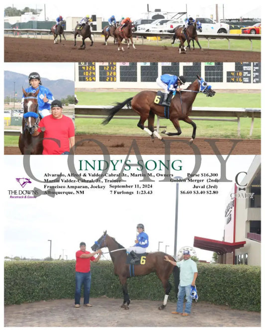 Indy’s Song - 09-11-24 R07 Alb Downs At Albuquerque