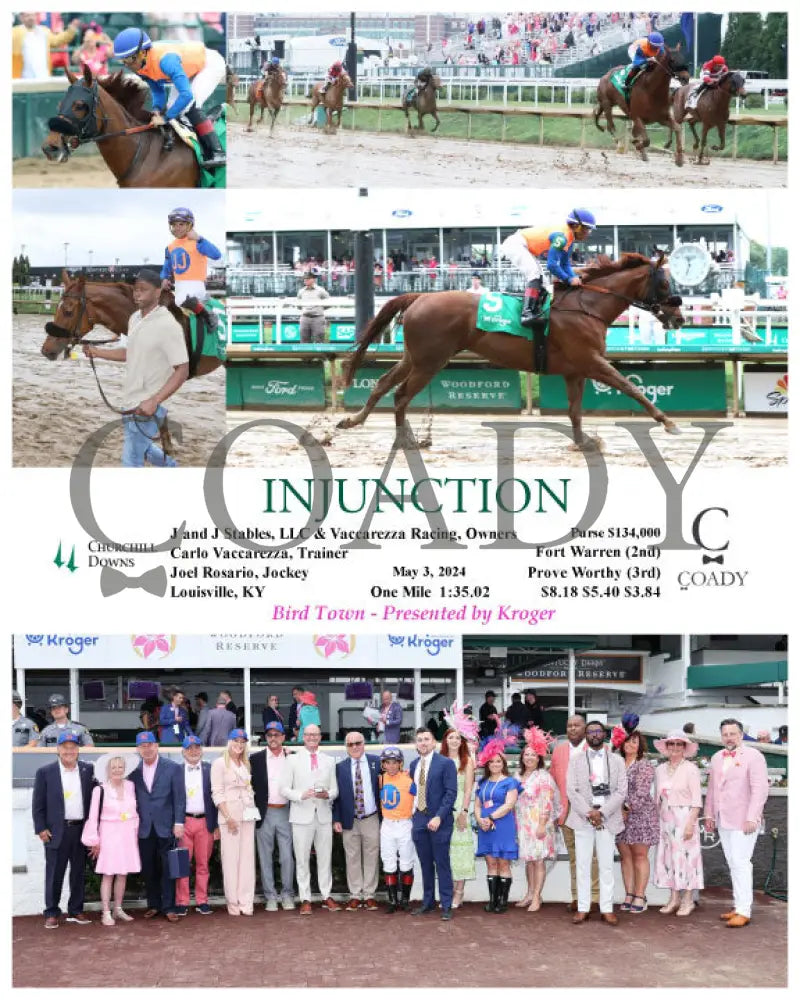 Injunction - Bird Town 05-03-24 R03 Cd Group Churchill Downs