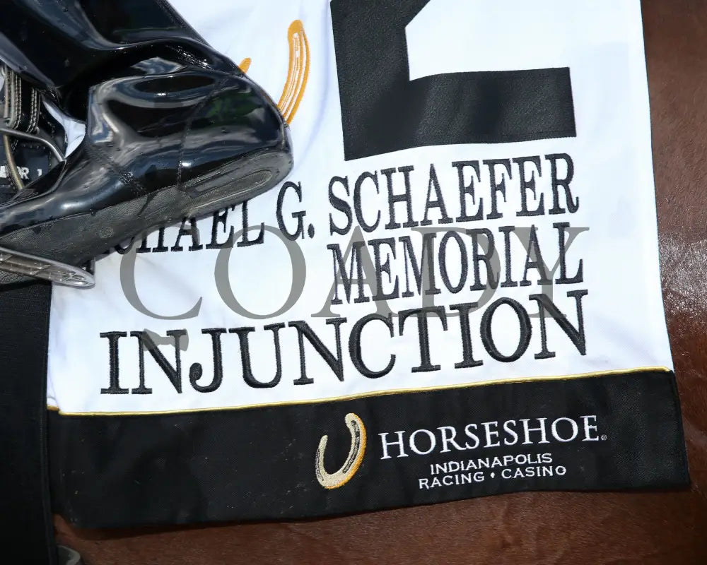 Injunction - Michael G. Schaefer Memorial 24Th Running 07-06-24 R08 Ind Saddle Towel 01 Indiana