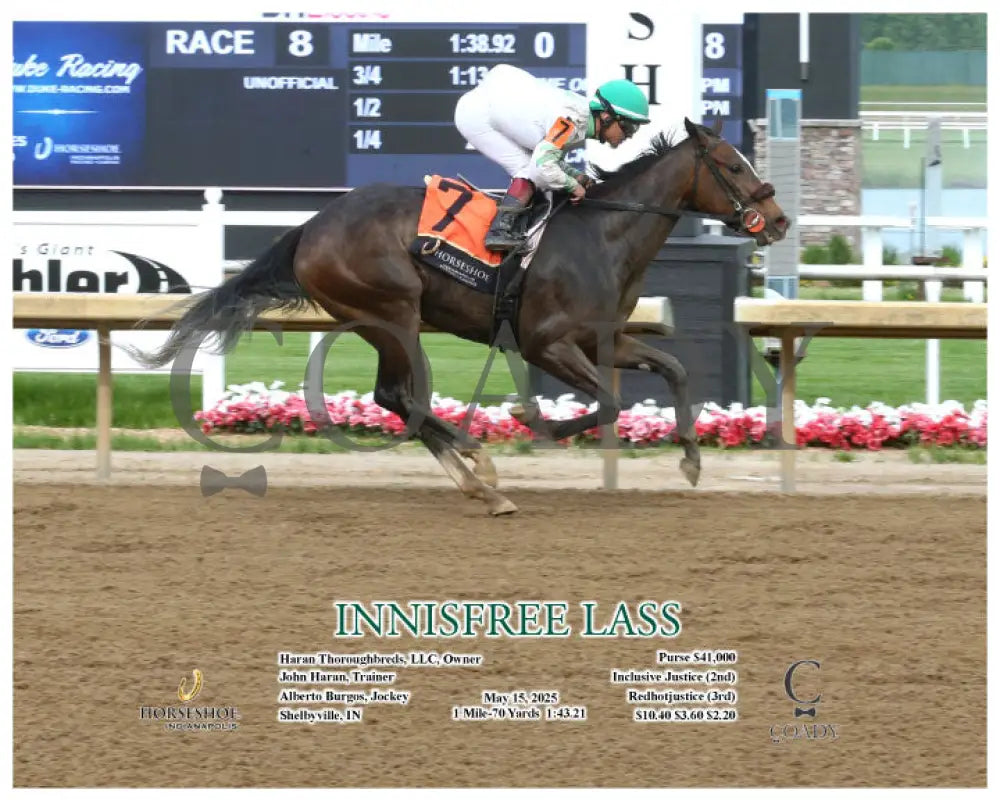 INNISFREE LASS - 05-15-25 - R08 - IND - Action Indiana Grand
