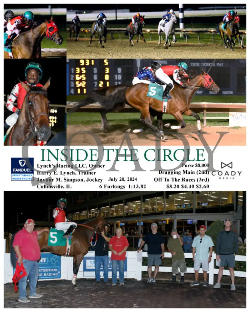 Inside The Circle - 07-20-24 R05 Fan Fanduel Sportsbook Horse Racing
