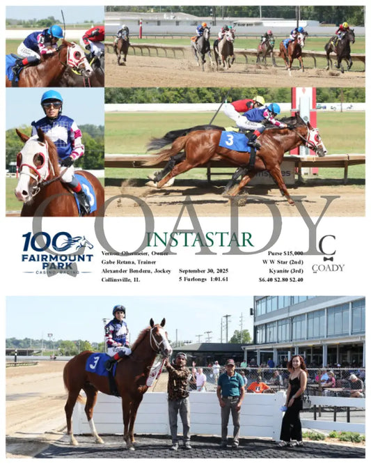 INSTASTAR - 09-30-25 - R01 - FP Fanduel Sportsbook Horse Racing