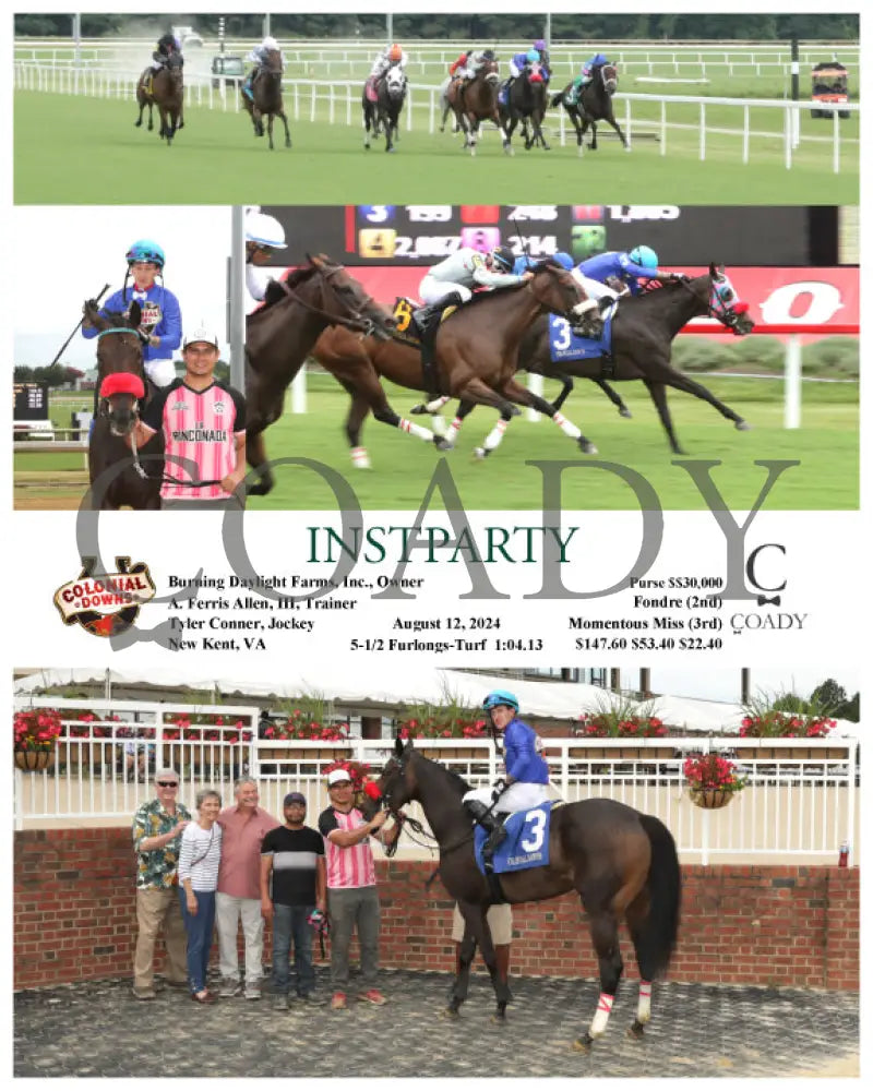 Instparty - 08-12-24 R07 Cnl Colonial Downs