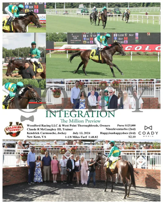 Integration - The Million Preview 07-13-24 R08 Cnl Colonial Downs
