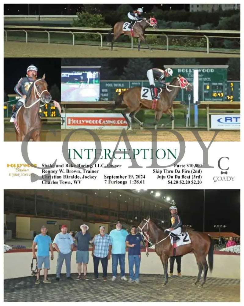 Interception - 09-19-24 R08 Ct Hollywood Casino At Charles Town Races