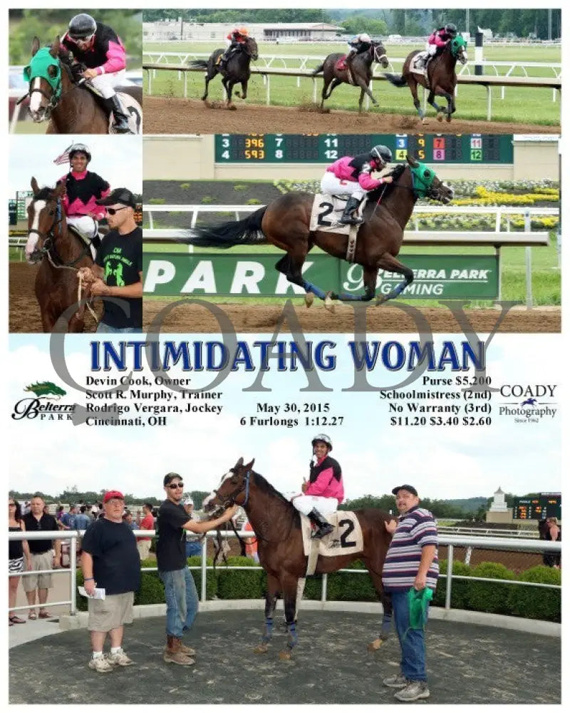 Intimidating Woman - 053015 Race 07 Btp Belterra Park