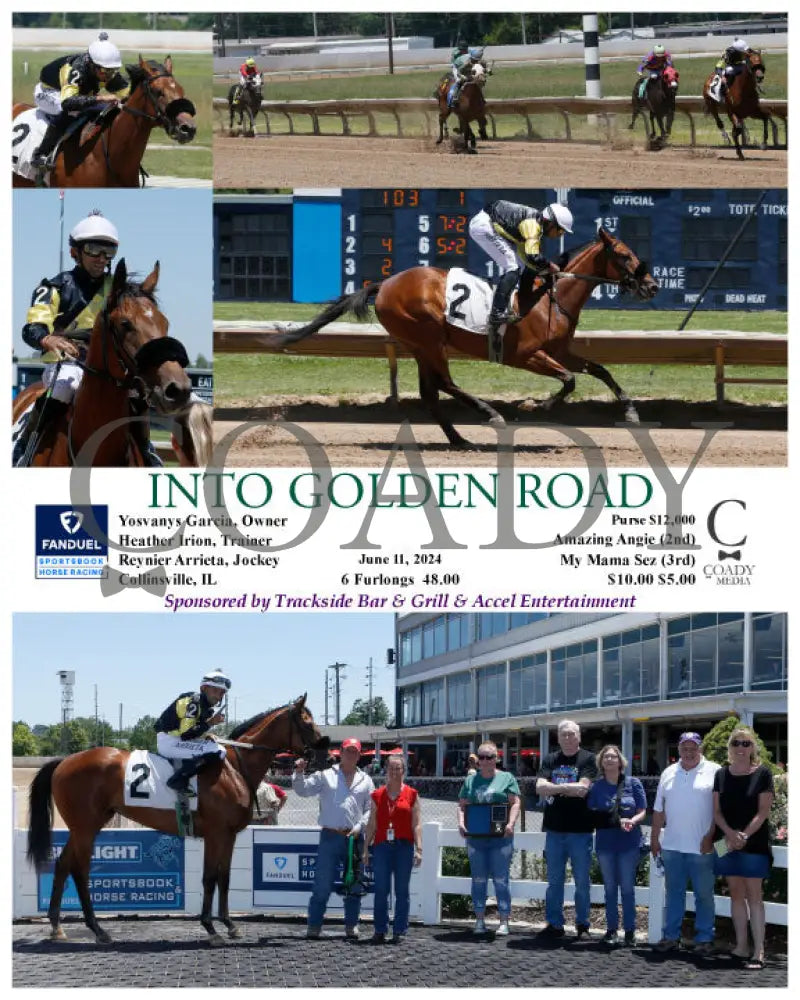 Into Golden Road - 06-11-24 R01 Fan Fanduel Sportsbook Horse Racing
