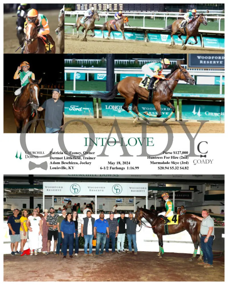 Into Love - 05-18-24 R09 Cd Churchill Downs