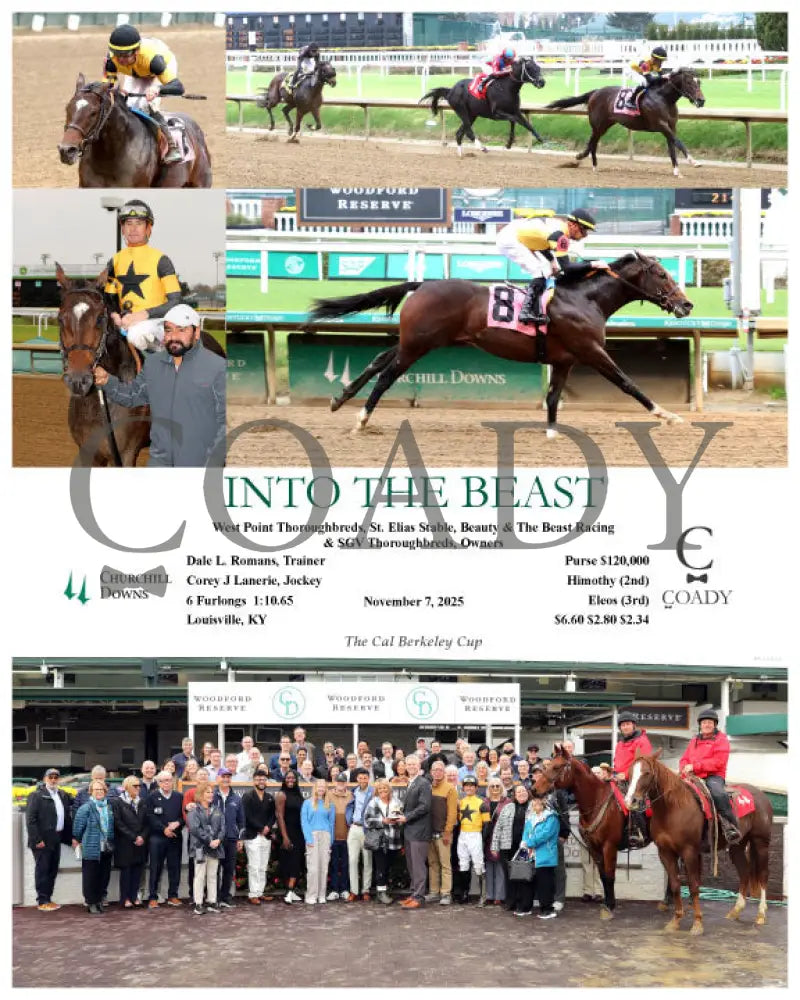 INTO THE BEAST - 11-07-25 - R06 - CD - Group Churchill Downs