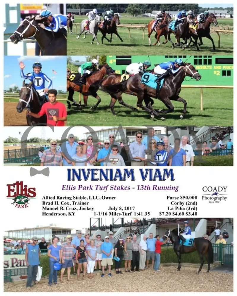 Inveniam Viam - 070817 Race 08 Elp Ellis Park