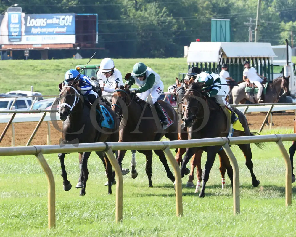 Inveniam Viam - 070817 Race 08 Elp Inside Finish 2 Ellis Park