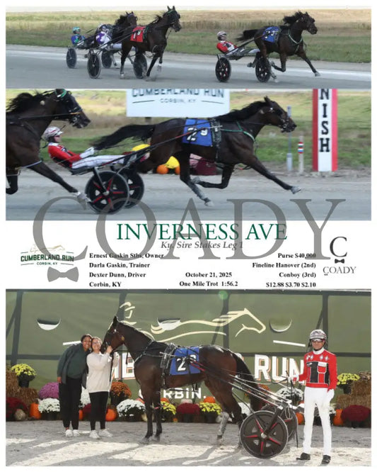 INVERNESS AVE - Ky. Sire Stakes Leg 1 - 10-21-25 - R09 - CMR Presque Isle Downs