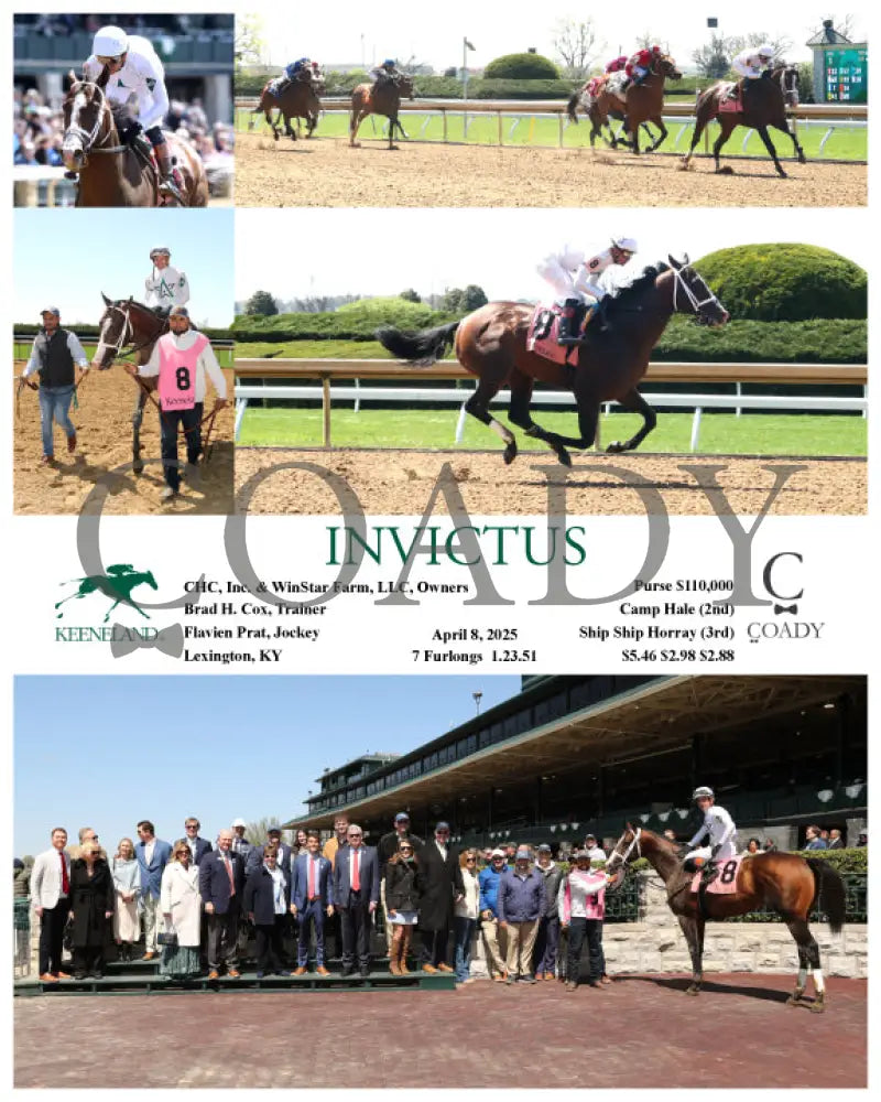 INVICTUS - 040825 - Race 01 - KEE Keeneland