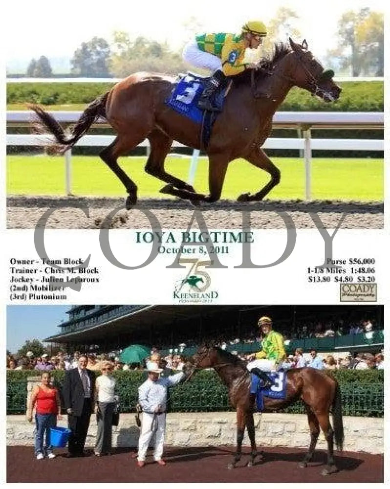 Ioya Bigtime - 100811 Keeneland