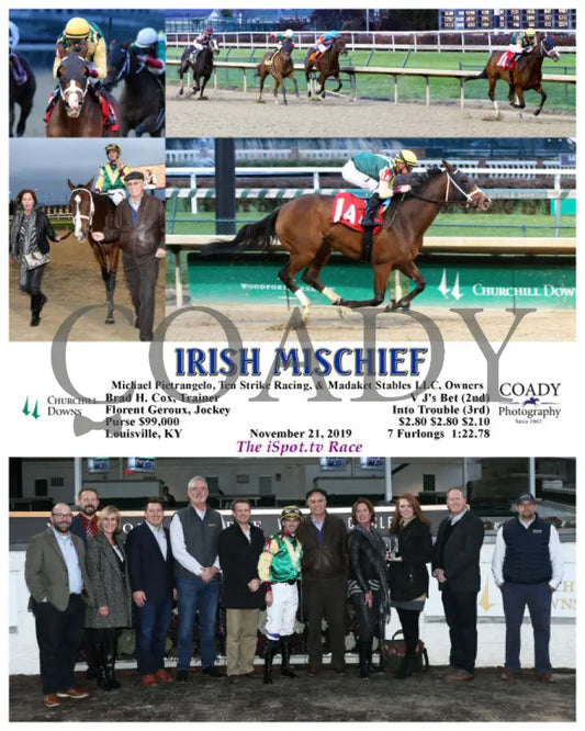 Irish Mischief - 11-21-19 R09 Cd Group Churchill Downs
