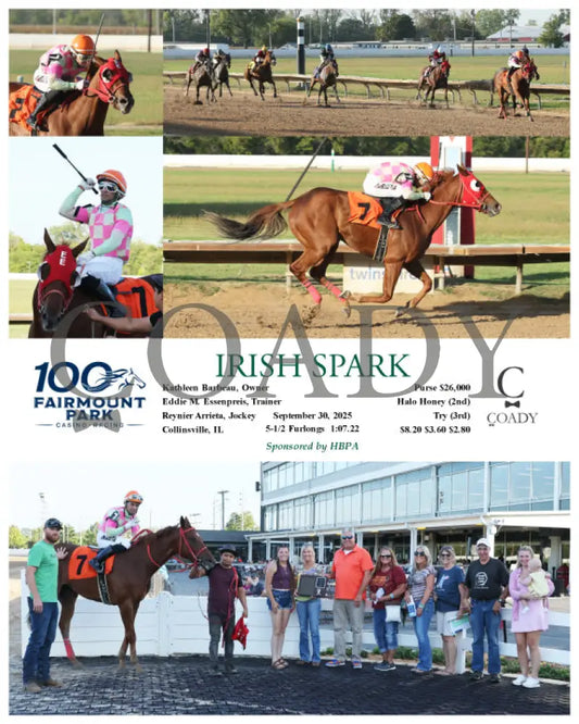 IRISH SPARK - 09-30-25 - R07 - FP Fanduel Sportsbook Horse Racing