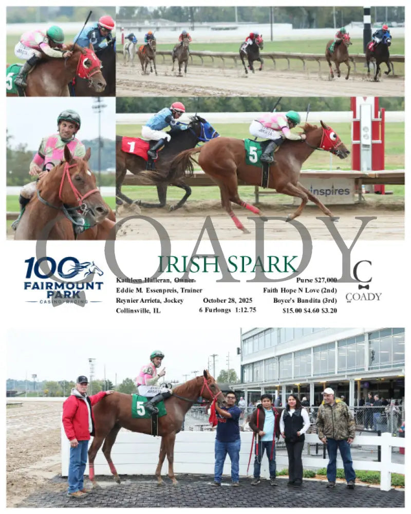 IRISH SPARK - 10-28-25 - R05 - FP Fanduel Sportsbook Horse Racing