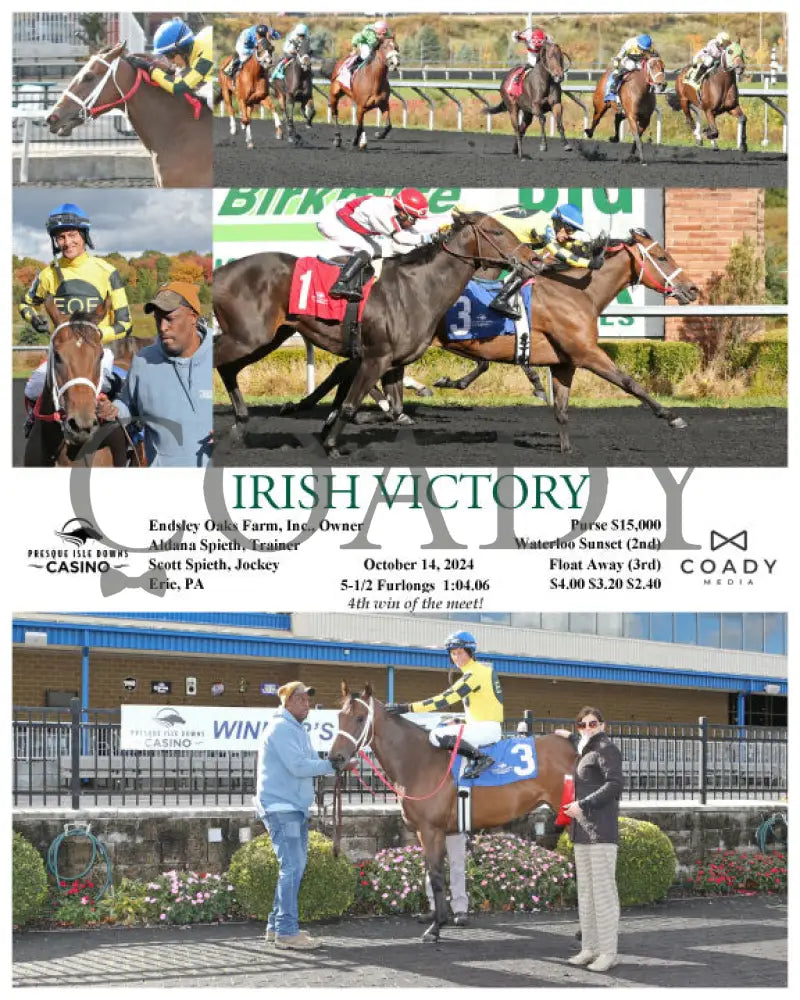 Irish Victory - 10-14-24 R02 Pid Presque Isle Downs
