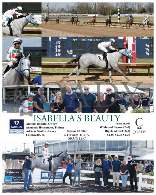 Isabella’s Beauty - 10-22-24 R03 Fan Fanduel Sportsbook Horse Racing