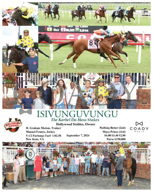 Isivunguvungu - The Korbel Da Hoss Stakes 09-07-24 R08 Cnl Colonial Downs