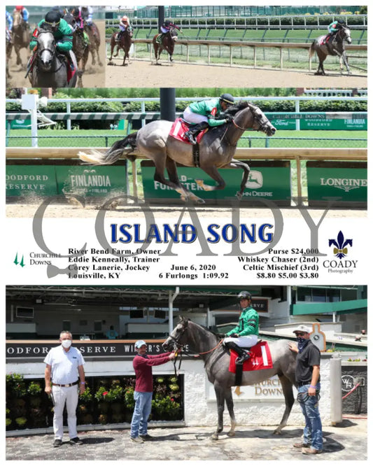 Island Song - 06-06-20 R04 Cd Churchill Downs