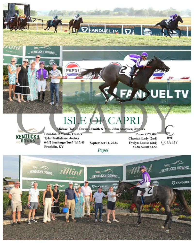 Isle Of Capri - 09-11-24 R10 Kd Kentucky Downs