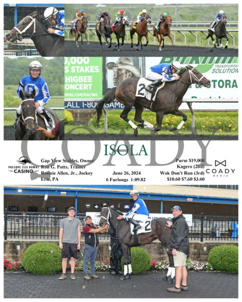 Isola - 06-26-24 R02 Pid Presque Isle Downs