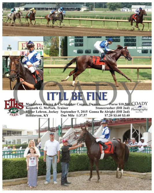 It’ll Be Fine - 090515 Race 06 Elp Ellis Park