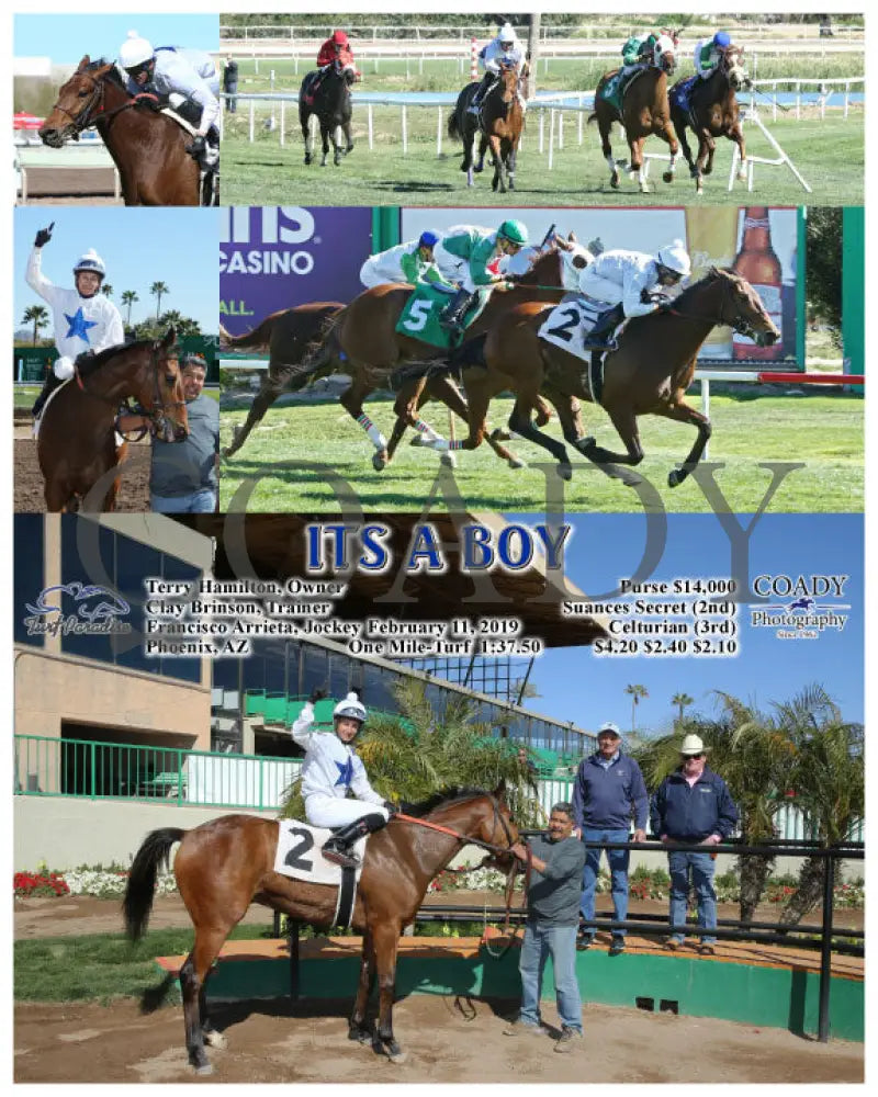 Its A Boy - 02-11-19 R02 Tup Turf Paradise