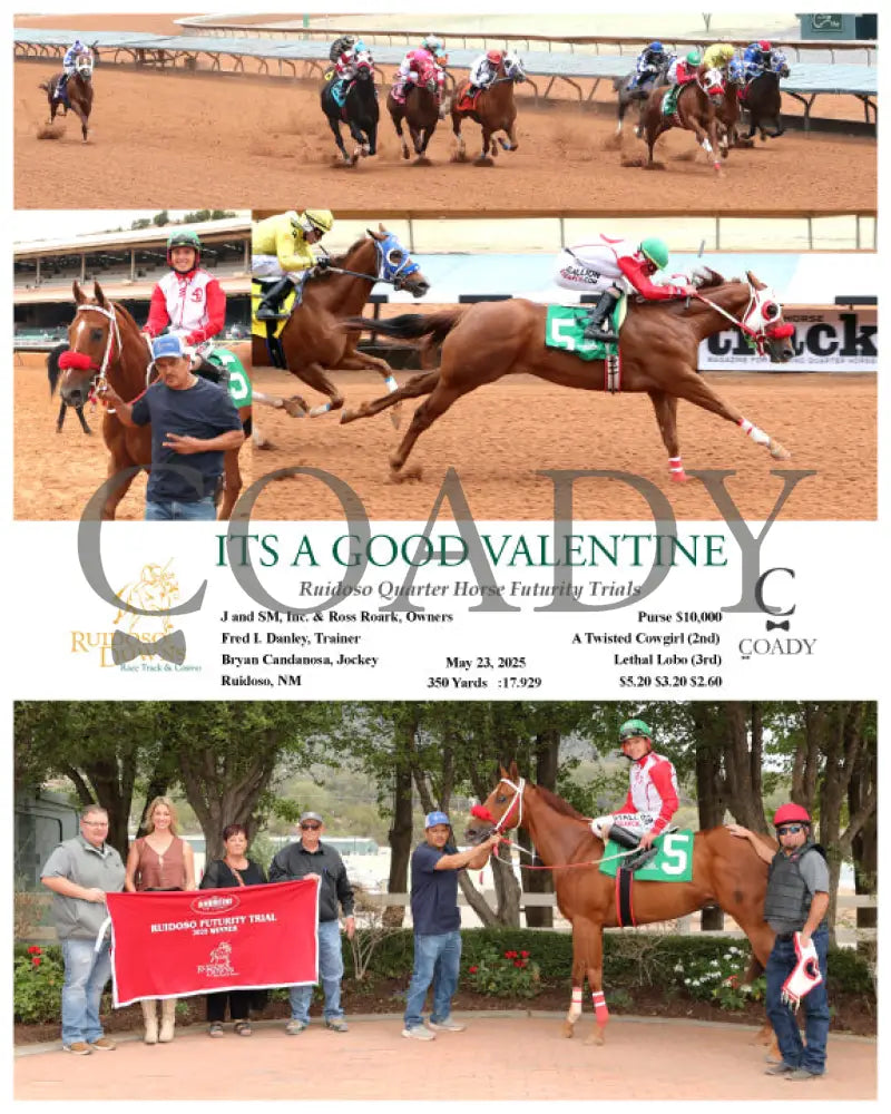 ITS A GOOD VALENTINE - Ruidoso Quarter Horse Futurity Trials - 05-23-25 - R06 - RUI Ruidoso Downs