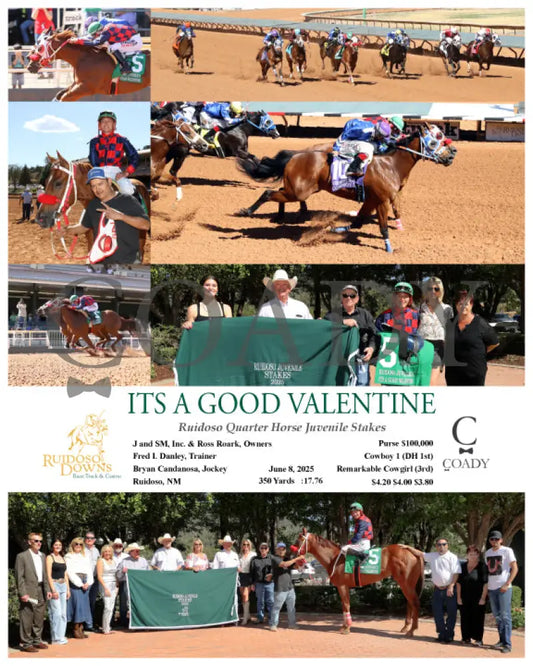 ITS A GOOD VALENTINE - Ruidoso Quarter Horse Juvenile Stakes - 06-08-25 - R08 - RUI Ruidoso Downs