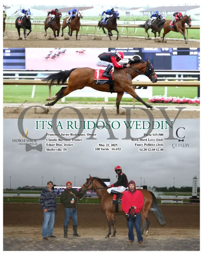 ITS A RUIDOSO WEDDIN - 05-21-25 - R10 - IND Indiana Grand