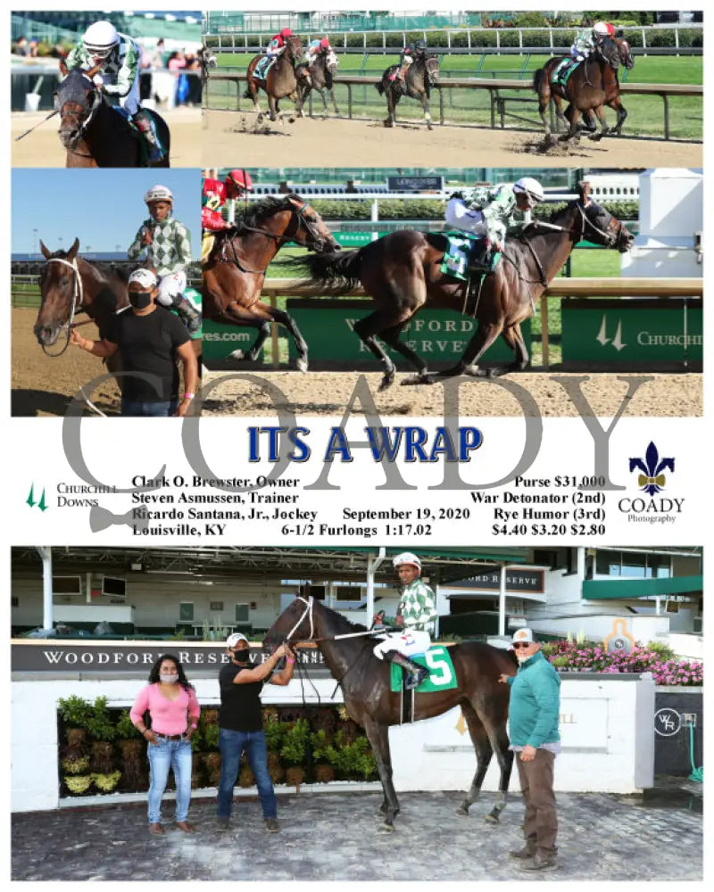 Its A Wrap - 09-19-20 R10 Cd Churchill Downs