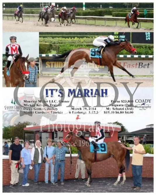 It’s Mariah - 032914 Race 07 Crc Calder Course