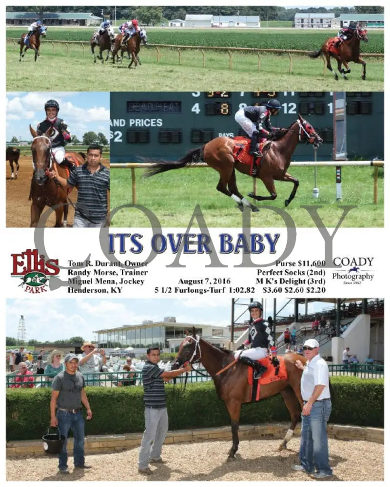 Its Over Baby - 080716 Race 01 Elp Ellis Park