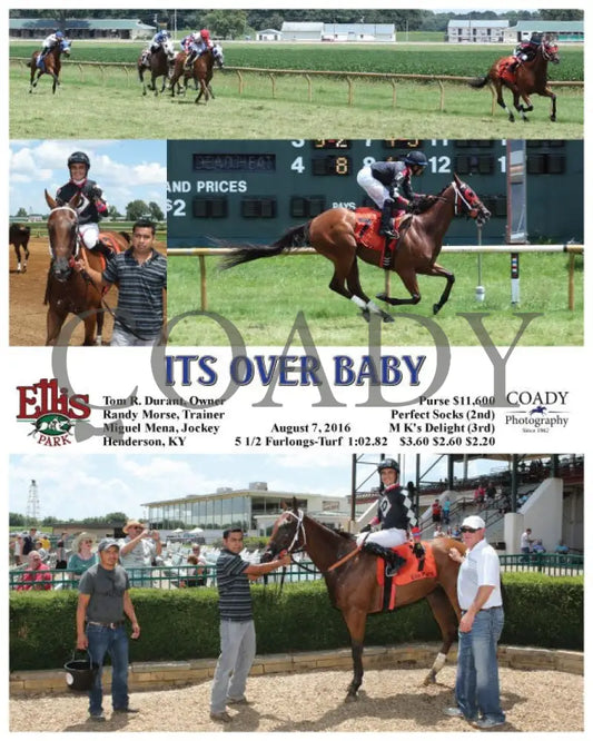 Its Over Baby - 080716 Race 01 Elp Ellis Park