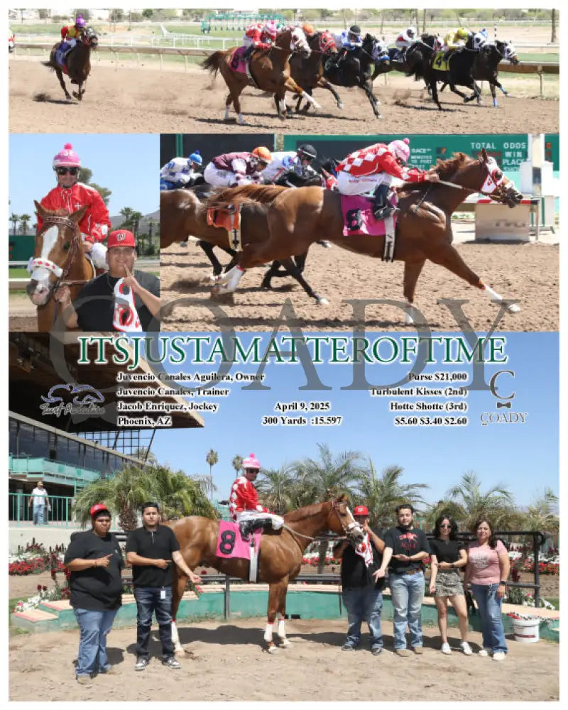 ITSJUSTAMATTEROFTIME - 04-09-25 - R02 - TUP Turf Paradise