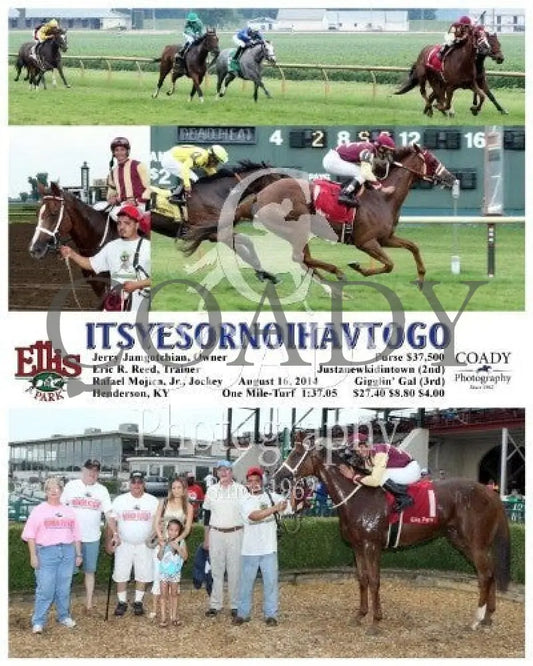 Itsyesornoihavtogo - 081614 Race 08 Elp Ellis Park