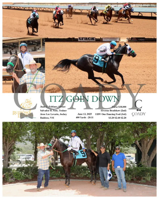 ITZ GOIN DOWN - 06-13-25 - R03 - RUI Ruidoso Downs