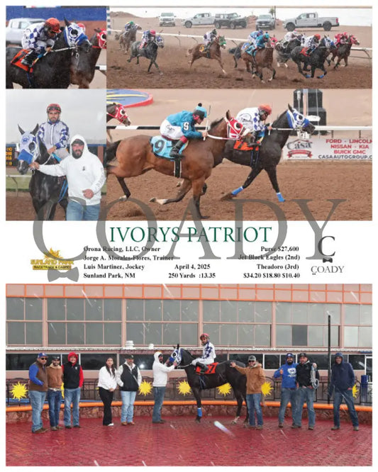IVORYS PATRIOT - 04-04-25 - R06 - SUN Sunland Park