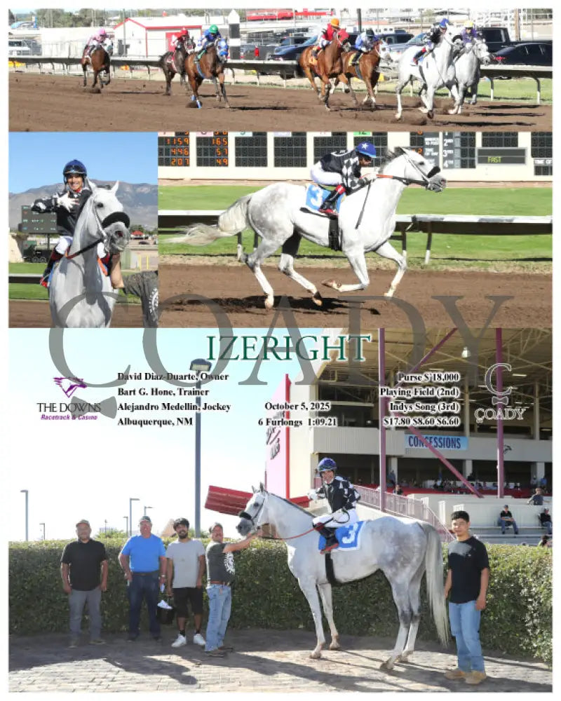 IZERIGHT - 10-05-25 - R06 - ALB Downs at Albuquerque