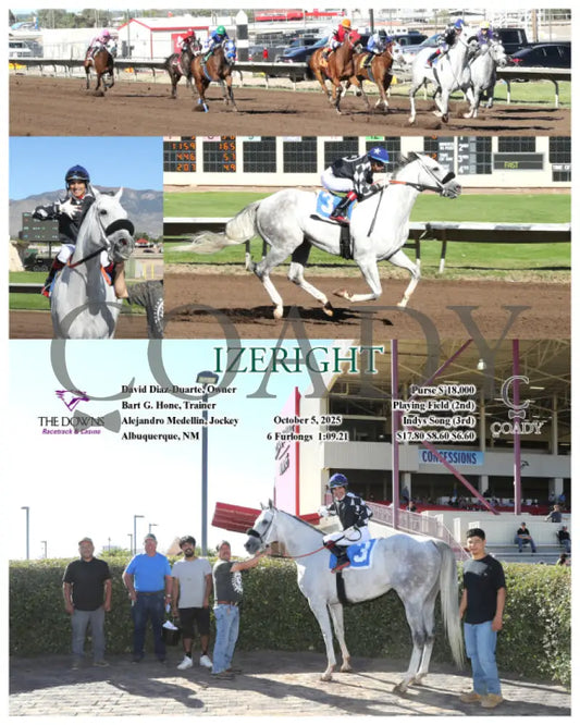 IZERIGHT - 10-05-25 - R06 - ALB Downs at Albuquerque