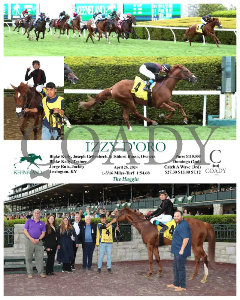 Izzy D’oro - 04-26-24 R10 Kee Keeneland
