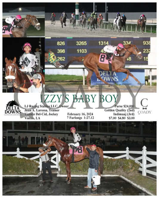 Izzy’s Baby Boy - 02 - 16 - 24 R04 Ded Delta Downs