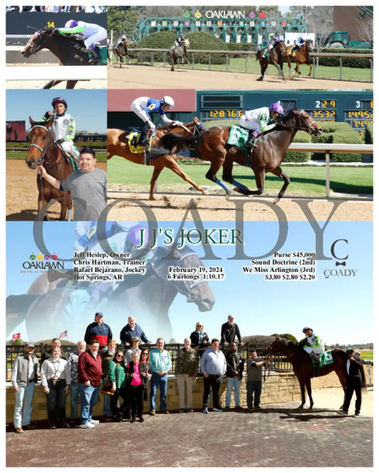 J J’s Joker - 02-19-24 R02 Op Oaklawn Park