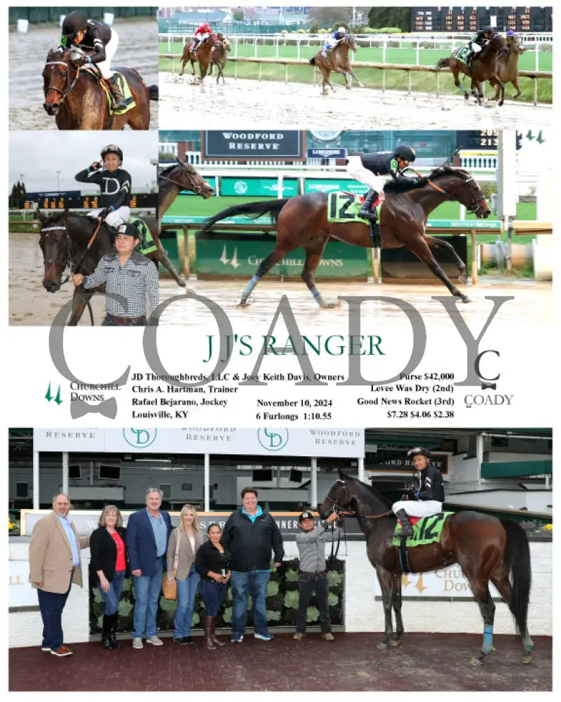 J J’s Ranger - 11-10-24 R06 Cd Churchill Downs