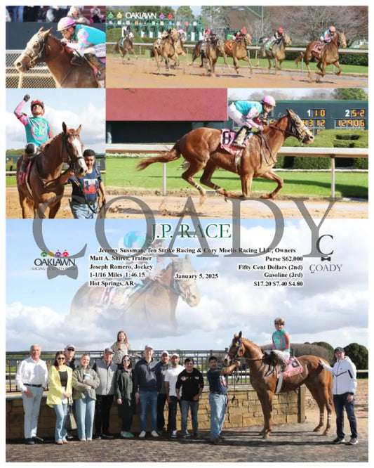 J.p. Race - 01-05-25 R03 Op Oaklawn Park
