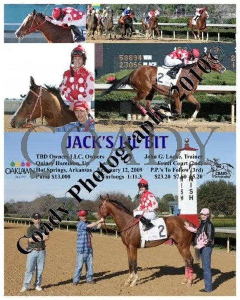 Jack S Lil Bit - 2 12 2009 Oaklawn Park